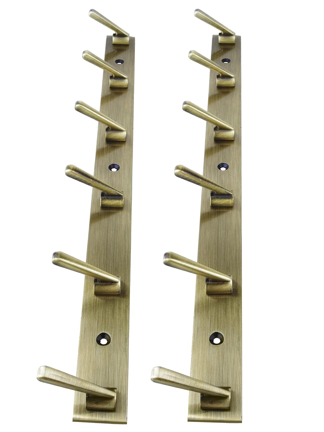 DOCOSS Antique Brass Wall Hooks for Hanging Cloth and Towel Hangers for…