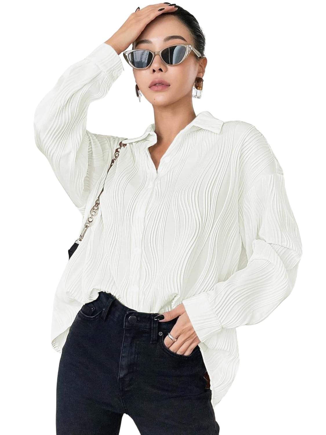 Leriya Fashion Oversized Shirt for Women | Shirt for…