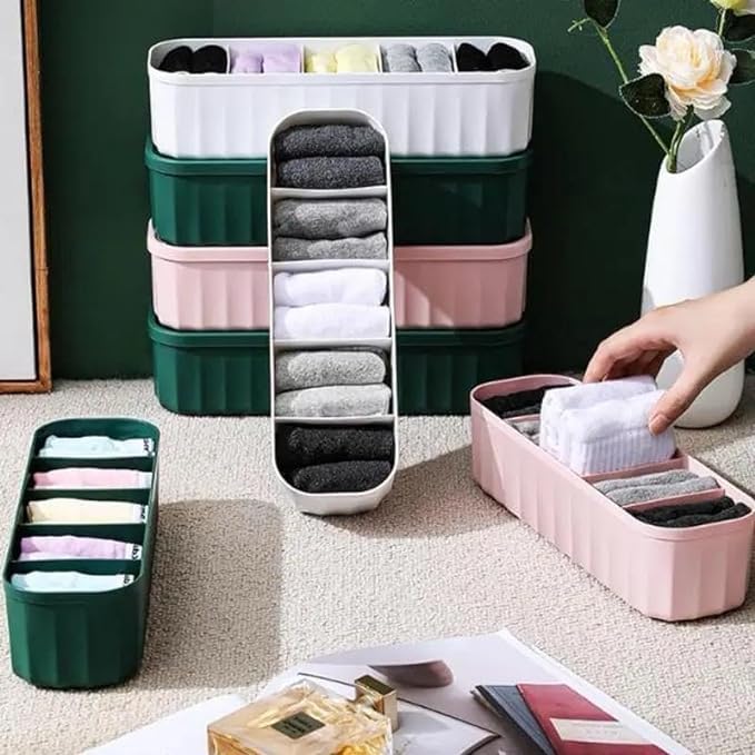 XMART INDIA Drawer Organizers for Underwear, Socks, Bras, Ties,…