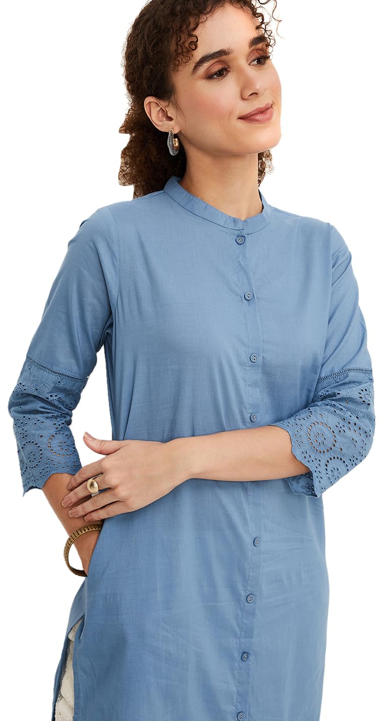 Max Women’s Cotton Regular Fit Casual Kurta