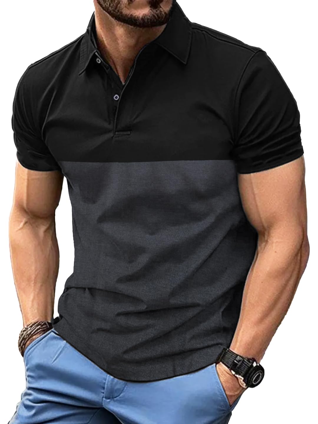 LEOTUDE Men Regular Fit T-Shirt || T-Shirt For Men || Plain T Shirt || Polo…