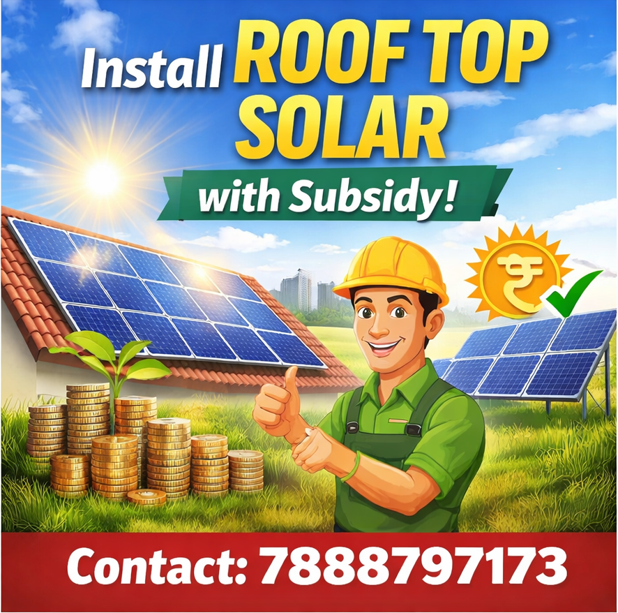 Rooftop Ongrid & Offgrid Solar system installment service in your city